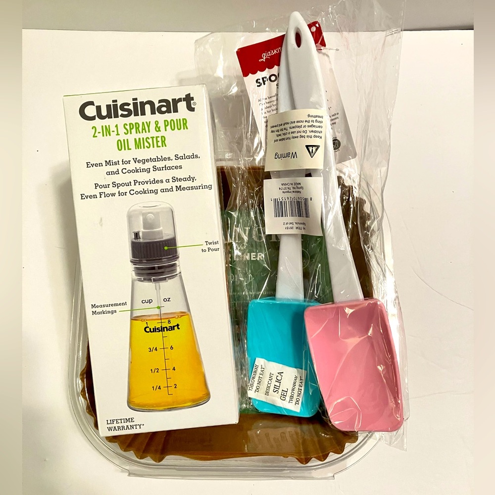 Air Fryer Accessories Bundle Cuisinart Oil Mister Fryer Liners Gia’s Kitchen